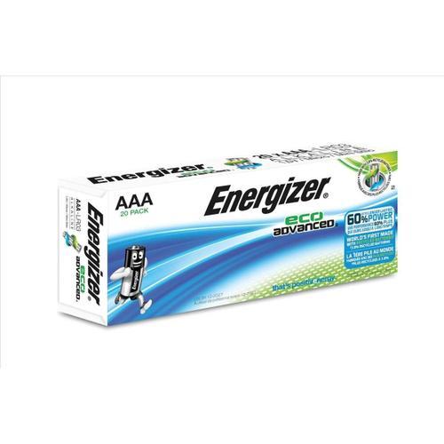 Energizer lot de 20 x Piles alcalines Eco Advanced AAA / LR03 1,5 V... on Productcaster.