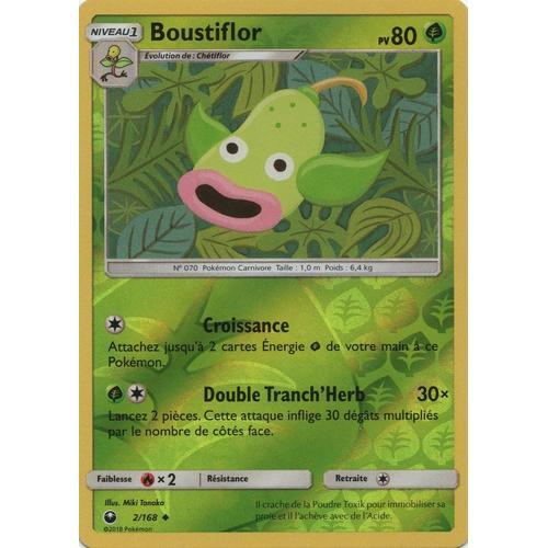 Carte Francaise Boustiflor Reverse 2/168 Tempête Celeste Pokemon on Productcaster.