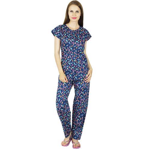 Bimba Coton Femmes Nuit Porter Shirt Pajama Set ? Manches Courtes A... on Productcaster.