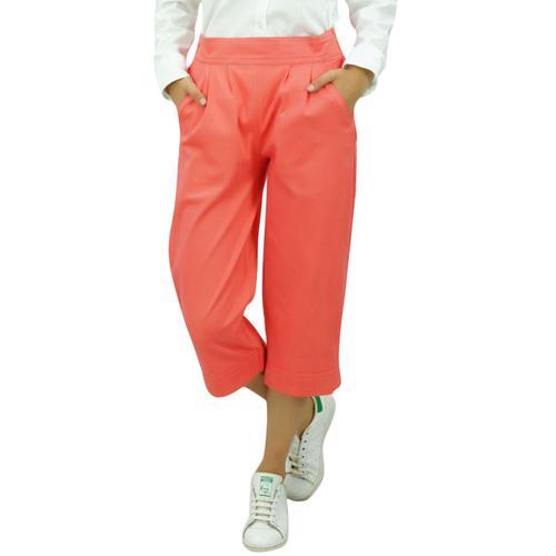 Pantalon Capri Solide Culotte Occasionnel Des Femmes Bimba Coton Et... on Productcaster.