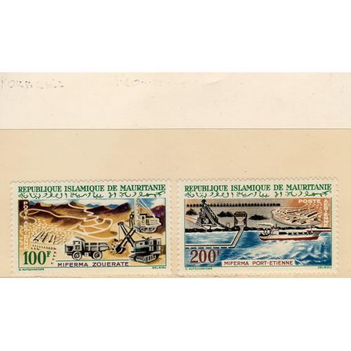 Timbres De Poste Aérienne De Mauritanie (Mines De Fer De Mauritanie... on Productcaster.