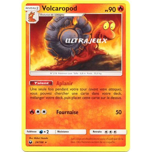 Pokémon - 24/168 - Volcaropod - Sl7 - Soleil Et Lune - Tempête Céle... on Productcaster.