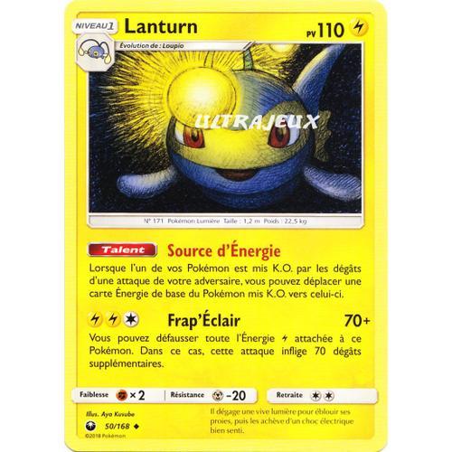 Pokémon - 50/168 - Lanturn - Sl7 - Soleil Et Lune - Tempête Céleste... on Productcaster.