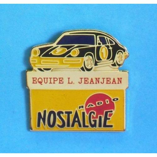 13546 // 1 Pin's : Porsche / Équipe Jeanjean / Radio Nostalgie on Productcaster.