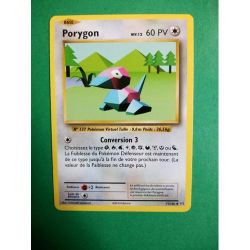 Porygon - 71/108 - Carte Pokémon Évolution on Productcaster.