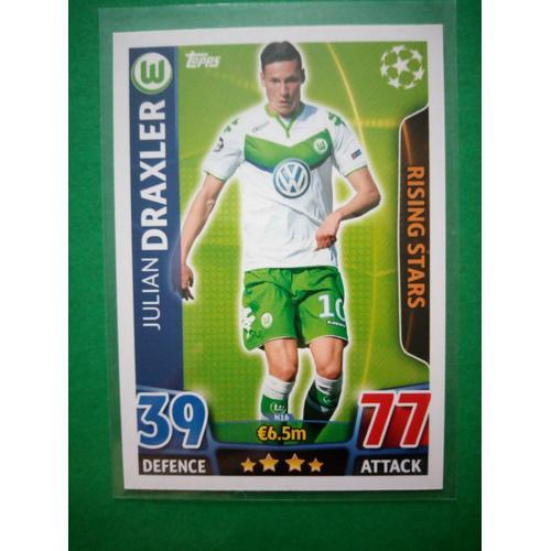 Julian Draxler - N16 - Rising Stars - Carte Match Attax - Tcg - Cha... on Productcaster.