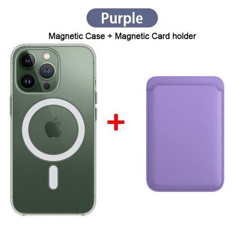 Étui Portefeuille En Cuir Transparent Pour Iphone Porte-Cartes Mags... on Productcaster.