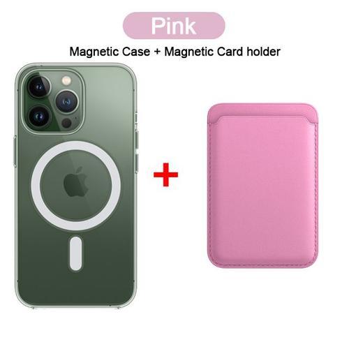 Porte-Cartes En Cuir Magsafe Pour Iphone Étuis Transparents Magnéti... on Productcaster.