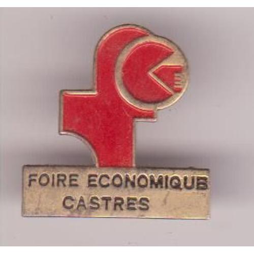 Pins Foire Économique Castres 1.9x2 Cm on Productcaster.