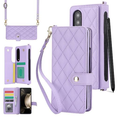 Étui Pour Samsung Galaxy Z Fold 4 Style Crossbody Avec 5 Fentes Pou... on Productcaster.