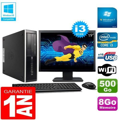 PC HP Compaq Pro 6300 SFF I3-2120 8Go 500Go Graveur DVD Wifi W7 Ecr... (Reconditionné) on Productcaster.