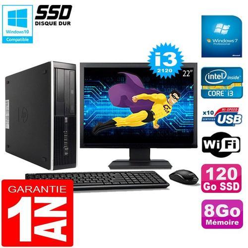 PC HP Compaq Pro 6300 SFF I3-2120 8Go 120Go SSD Graveur DVD Wifi W7... (Reconditionné) on Productcaster.