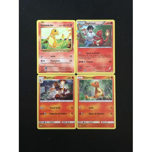 2x Salamèche + 2x Reptincel (Pokemon) on Productcaster.