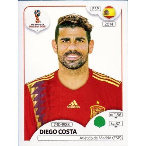 Vignette Panini Fifa World Cup Russia 2018 N°151 : Diego Costa on Productcaster.