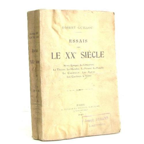 Essais Sur Le Xxe Siècle on Productcaster.