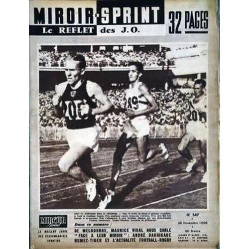 Miroir Sprint N° 547 Du 26/11/1956 - Les J.O. - Kuts Va S'envoler V... on Productcaster.