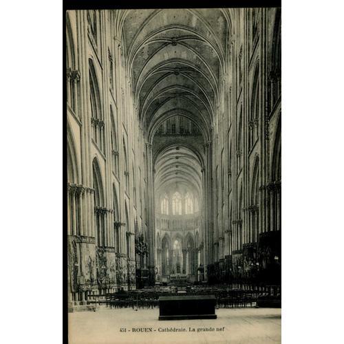 Carte Postale De Rouen (Seine Maritime) Cathédrale, La Grande Nef (... on Productcaster.