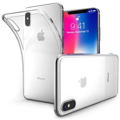 Housse Coque Transparente Gel Silicone Souple Pour Iphone Xs on Productcaster.