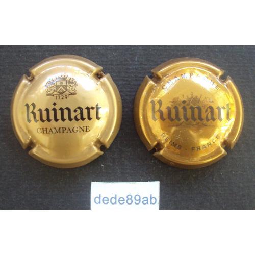 Lot De 2 Capsules De Champagne Ruinart - 1729 - Et - Reims - France - on Productcaster.