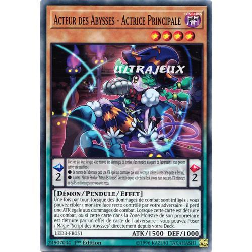 Yu-Gi-Oh! - Led3-Fr051 - Acteur Des Abysses - Actrice Principale - ... on Productcaster.