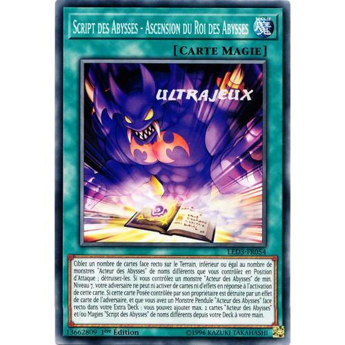 Yu-Gi-Oh! - Led3-Fr054 - Script Des Abysses - Ascension Du Roi Des ... on Productcaster.