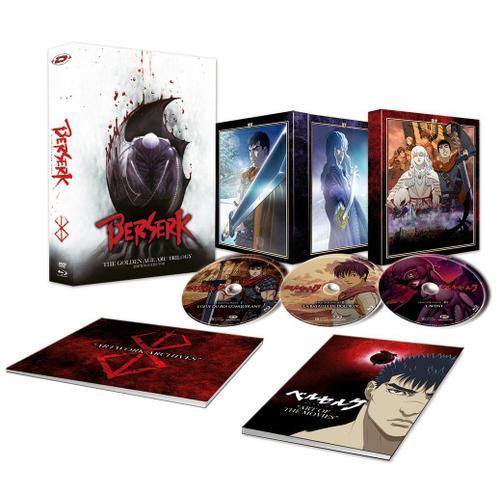 Berserk : L'âge D'or - 3 Films - Collector A4- Coffret Dvd + Blu-Ray on Productcaster.