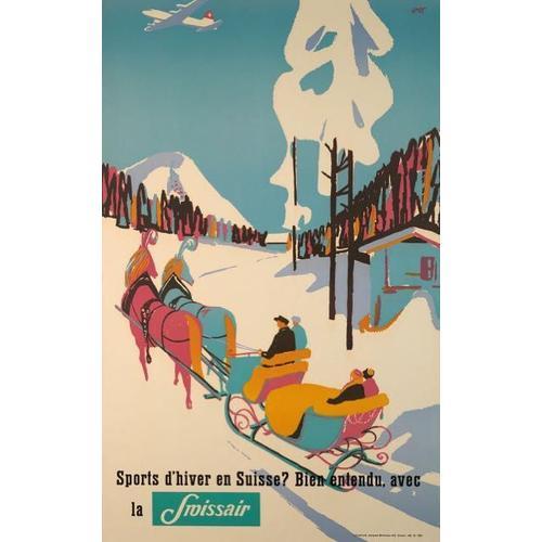 Affiche Suisse Hiver on Productcaster.