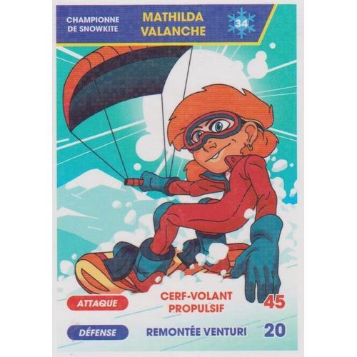 Carte Pitch - Tour Du Monde Des Sports - 34 - Mathilda Valanche - S... on Productcaster.