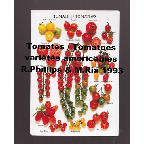 Tomates / Tomatoes Variétés Américaines - Roger Phillips & Marilyn ... on Productcaster.