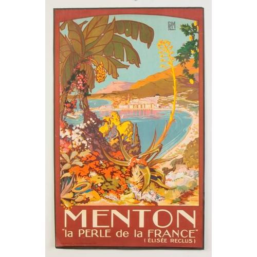 Affiche Menton on Productcaster.