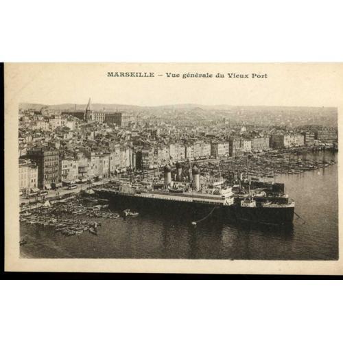 Carte Postale De Marseille (Bouches Du Rhône) Vue Générale Du Vieux... on Productcaster.