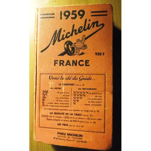 Guide Michelin 1959 France on Productcaster.