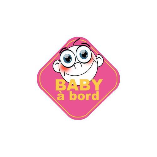 Baby À Bord Fille - 15cm - Sticker/Autocollant on Productcaster.