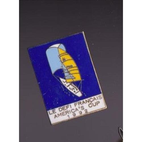 Pin's Le Defi Français Bateau Voilier America's Cup 1992 92 Pin's A... on Productcaster.