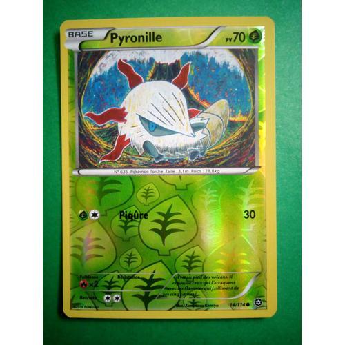 Pyronille 14/114 Reverse - Carte Pokémon Offensive Vapeur on Productcaster.