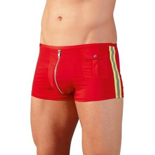 Short Rouge Avec Zip Effet Push-Up - Xl on Productcaster.