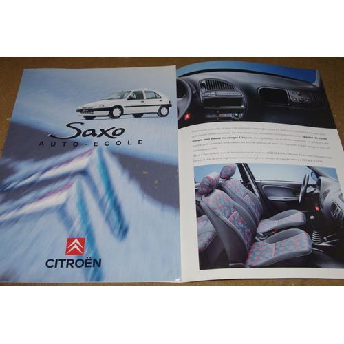 Citroen Saxo Auto Ecole - 6 Pages - Edition 1996 on Productcaster.