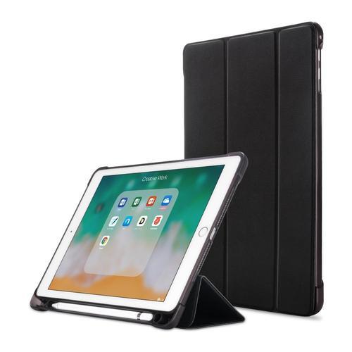 Etui En Pu Pliable Noir Pour Votre Apple Ipad 9.7 2018/Ipad 9.7 201... on Productcaster.