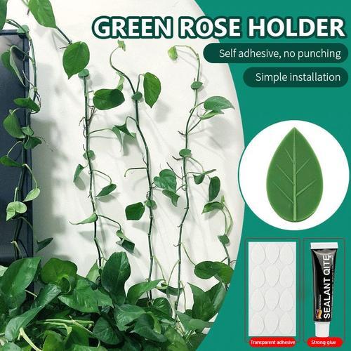 Fixation Murale Grimpante Pour Plantes, Pince Verte Invisible, Supp... on Productcaster.