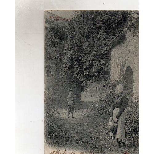 Carte Postale Ecrite - Debut Xx Eme Siecle - Scenes Champetres -Pre... on Productcaster.