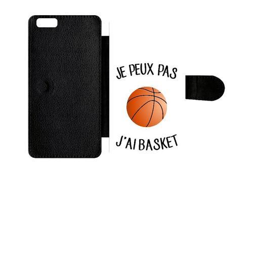 Etui A Rabat - Je Peux Pas J Ai Basket Fond Blanc - Compatible Avec... on Productcaster.