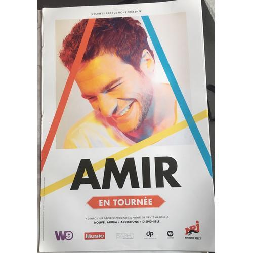 Amir - En Tournée 2018 - 40x60cm - Affiche / Poster Envoi En Tube on Productcaster.