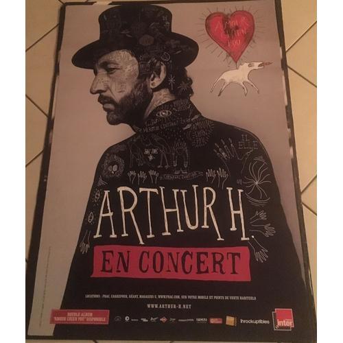 Arthur H - En Concert - 70x100cm - Affiche / Poster Envoi En Tube on Productcaster.