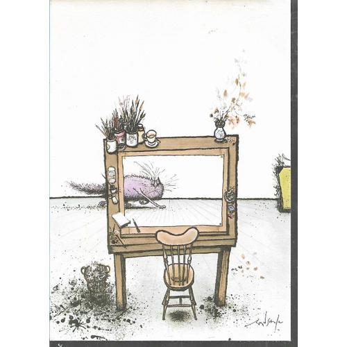 Les Chats De Ronald Searle "Le Modèle" on Productcaster.