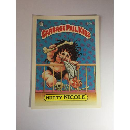 Carte Garbage Pail Kids Les Crados Card Topps De 1985 Nutty Nicole ... on Productcaster.