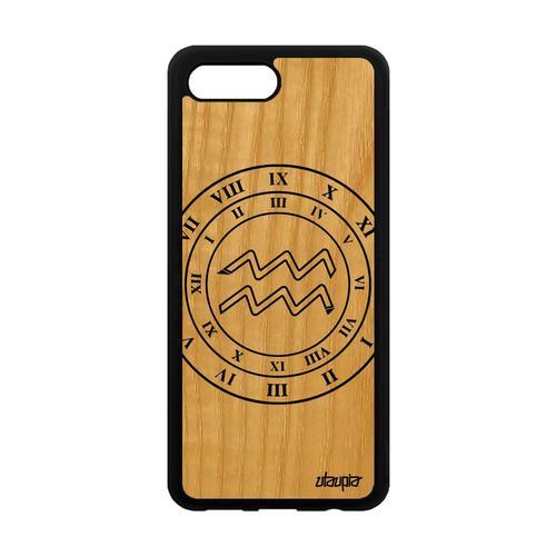 Coque Honor 10 Bois Silicone Signe Astrologique Verseau Noir Etoile... on Productcaster.