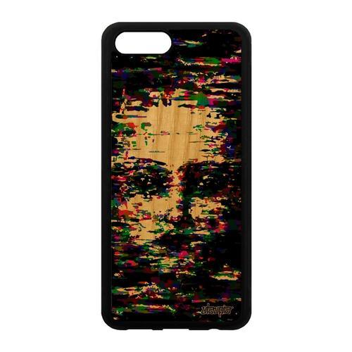 Coque Honor View 10 V10 En Bois Silicone Portrait Femme Case De Pro... on Productcaster.