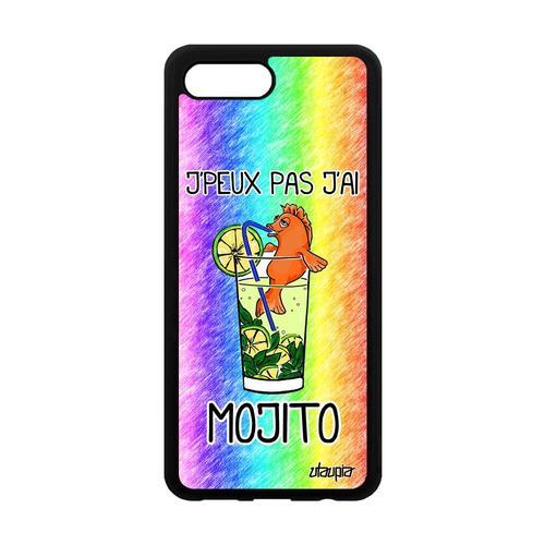 Coque Silicone Honor 10 J'peux Pas J'ai Mojito Texte Drole Housse V... on Productcaster.