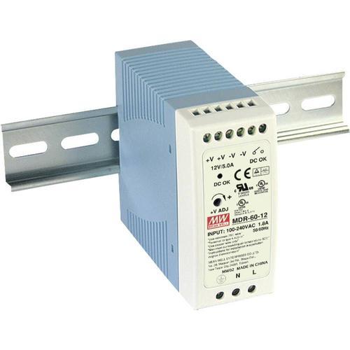 Alimentation rail DIN Mean Well MDR-60-12 5 A 60 W 1 x on Productcaster.