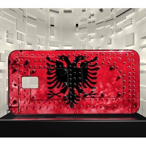 Coque Rigide Galaxy J3 (2017) Drapeau Albanie 06 on Productcaster.